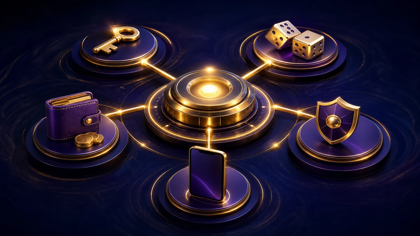 Illustrazione editoriale: casino online